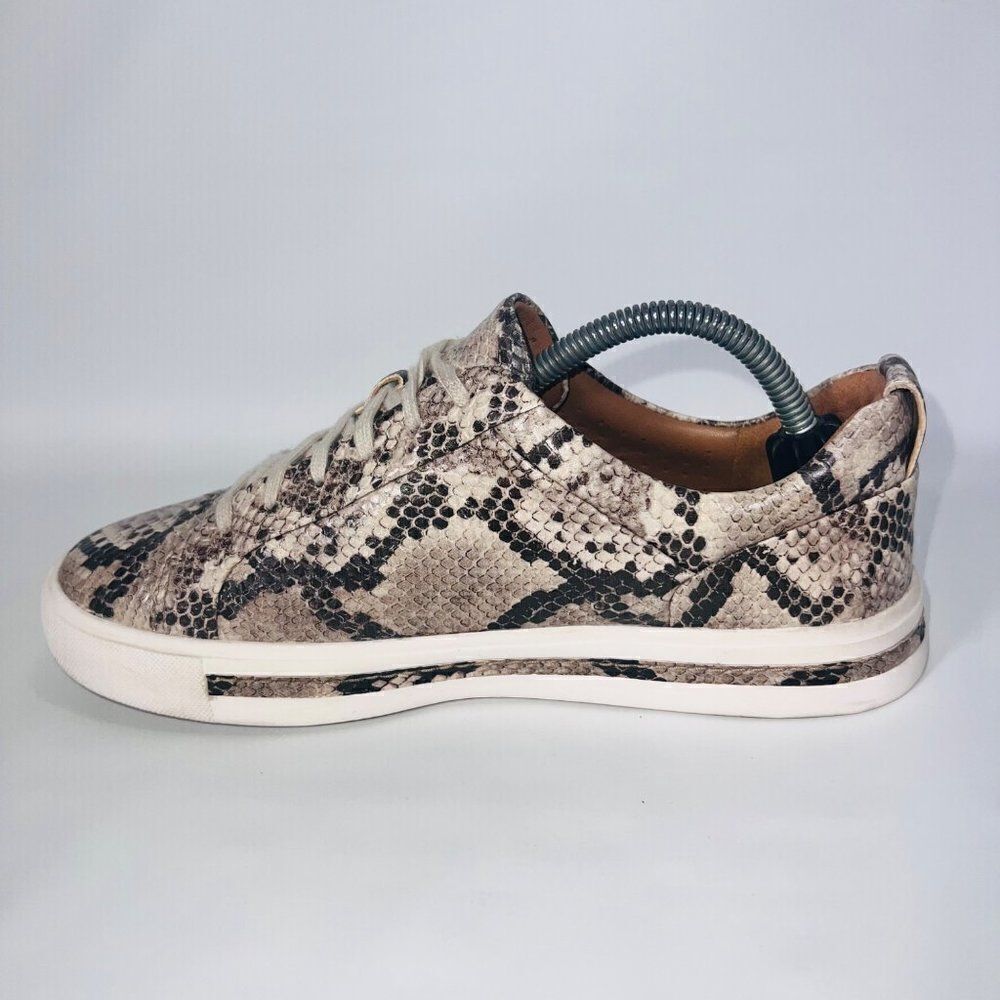 Clarks Un Maui Lace Natural Snake Unstructured 15764 Beige Women's 6 - Picture 6 of 11